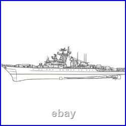 1/144 Military Model USSR Soviet Union Krivak II CLASS Cruiser Full Hull