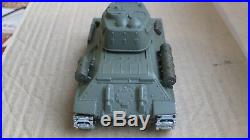 1/50 Solido T-34 / 85 Soviet Tank Panzer WWII Metall Model Made in France 3/1964
