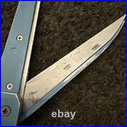 14 GIANT Vintage OLD Russian Soviet Union USSR CCCP 1960 BLUE TAILORS SCISSORS