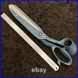 14 GIANT Vintage OLD Russian Soviet Union USSR CCCP 1960 BLUE TAILORS SCISSORS