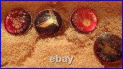 15 1950s/60s USSR Soviet Union Space Badges Pins Buttons Soyuz Sputnik with BOX C1