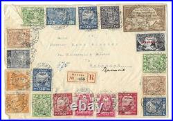 1922 Russia Registered Cover Moscow Germany Berlin Censor Original Letter