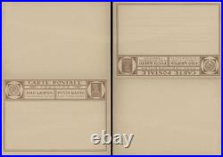 1927, Soviet Union Stationery Unseparated Reply Cards Worker 7k+7k, 6 Languages 1927, Soviet Union Stationery Unseparated Reply Cards Worker 7k+7k, 6 Languages