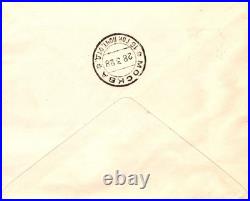 1928 Soviet Union USSR Tannu Tuva Mail Cover Kizil to Moscow Russia