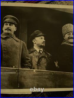 1929 Joseph Stalin Moscow Russia Press Photo Soviet Union Communist Leaders Ussr