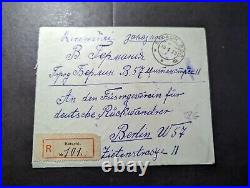 1929 Registered Russia Soviet Union USSR Cover Barachi to Berlin W57 Germany