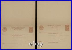 1929, Soviet Union-reply 5k+5k Card, Message&reply Printed On Same Card, Mi. #p80