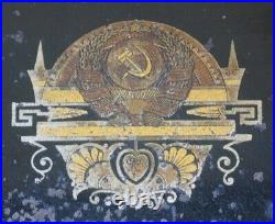 1930 USSR Coat of Arms 6 Bands/ Hand Crank SEWING MACHINE GOSSHVEYMASHINA SINGER