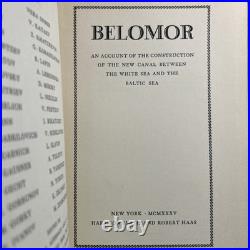 1935 BELOMOR GULAG Soviet Union RUSSIA Baltic White Sea Book STALIN Russian Rare