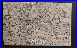 1935 Postcard Cover Moscow Russia USSR Local Use Map