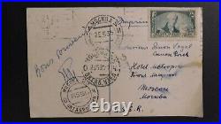1935 Postcard Cover Moscow Russia USSR Local Use Map