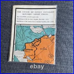 1936 Map Of Union Of Soviet Socialist Republics Soviet Russia Today New York