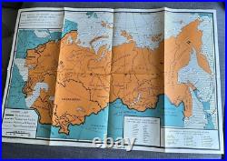 1936 Map Of Union Of Soviet Socialist Republics Soviet Russia Today New York
