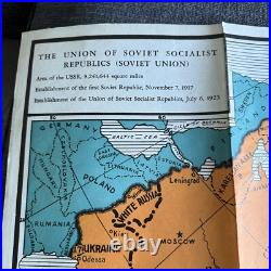 1936 Map Of Union Of Soviet Socialist Republics Soviet Russia Today New York