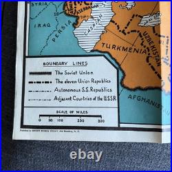 1936 Map Of Union Of Soviet Socialist Republics Soviet Russia Today New York