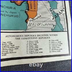 1936 Map Of Union Of Soviet Socialist Republics Soviet Russia Today New York