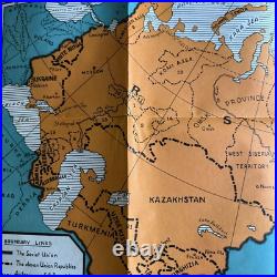 1936 Map Of Union Of Soviet Socialist Republics Soviet Russia Today New York