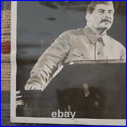 1937 Josef Stalin Soviet Union Election Russian Communist Photo Type 1 Moscow