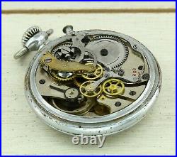 1940's RARE Kirovskie K-43 pocket watch chronograph Right time (Vernoe Vremia)