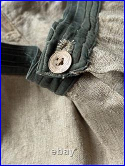 1940s Vintage Soviet Union USSR Farmer Work Linen Trousers