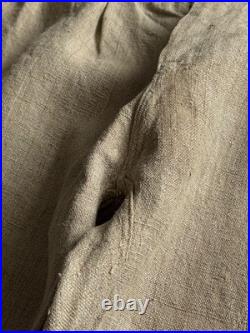 1940s Vintage Soviet Union USSR Farmer Work Linen Trousers