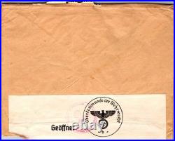 1941 RUSSIA Soviet Union USSR Militar Registered Cover to Prague Czechoslovakia