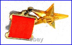 1941y. RUSSIAN HERO GOLD STAR USSR SOVIET MILITARY ORDER MEDAL WWII AWARD BADGE