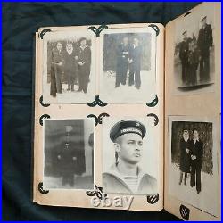 1955 Miliatry USSR Navy PHOTO ALBUM Soviet Union Fleet Sailros Photo