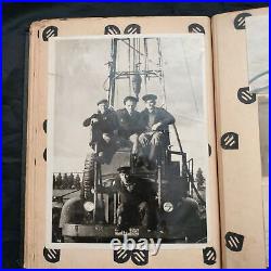 1955 Miliatry USSR Navy PHOTO ALBUM Soviet Union Fleet Sailros Photo