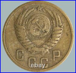1956 USSR Soviet Union annual standard 2 kopecks Y # 113 #SU1400