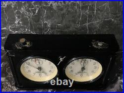 1960 Queens Gambit Bakelite Chess Timer Clock Jantar USSR Soviet Antique Rare