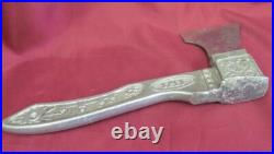 1960s VINTAGE SOVIET UNION USSR SOUVENIR METAL AXE withSPUTNIC FIRST SATELLITE