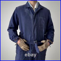 1960s Vintage Workwear Soviet Union USSR Navy Work Mechanic Coveralls