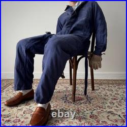 1960s Vintage Workwear Soviet Union USSR Navy Work Mechanic Coveralls