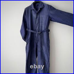 1960s Vintage Workwear Soviet Union USSR Navy Work Mechanic Coveralls