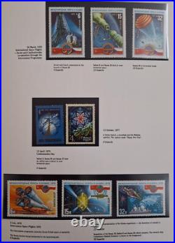 1961-86 Soviet Union Jubilee Collection of Space stamps in book Limited Edition