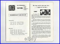 1966 FIFA WORLD CUP Group 4 Programme USSR / Soviet Union N. Korea Italy Chile