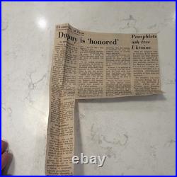 1967 Expo Montreal Ukrainian National Day Protest Pamphlet News Propaganda Lot
