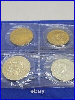 1969 Soviet Union Russia Cccp Koneek Uncirculated Sealed Set Of 10 Coin Original