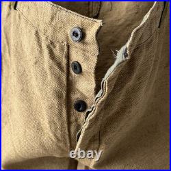 1970s Vintage Soviet Union USSR Work Welders Hemp Pants