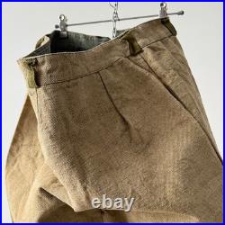 1970s Vintage Soviet Union USSR Work Welders Hemp Pants