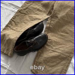 1970s Vintage Soviet Union USSR Work Welders Hemp Pants