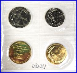 1973 RUSSIA USSR SOVIET UNION OFFICIAL LENINGRAD MINT PROOF LIKE SET (9) w COA