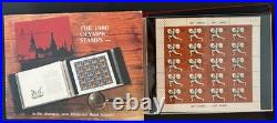 1978-80 Ussr Moscow Olympics Sports Minisheets In Souvenir Album, Nh, Sc#b62/105