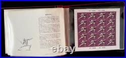 1978-80 Ussr Moscow Olympics Sports Minisheets In Souvenir Album, Nh, Sc#b62/105