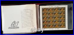 1978-80 Ussr Moscow Olympics Sports Minisheets In Souvenir Album, Nh, Sc#b62/105