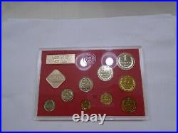 1988 Russia Ussr Cccp Soviet Union Official Leningrad Mint Set (9)