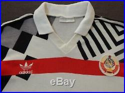 1991 Soviet Union CCCP USSR Football Shirt Away Long Sleeve Size S Original