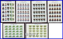 1992 Chechen Republic Official stamps COMPLETE SHEETS Ichkeria Chechnya RRR