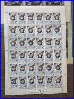 22 USSR Soviet Space Stamp Sheets Apollo Soyuz Vostok FDC MNH Space Collection